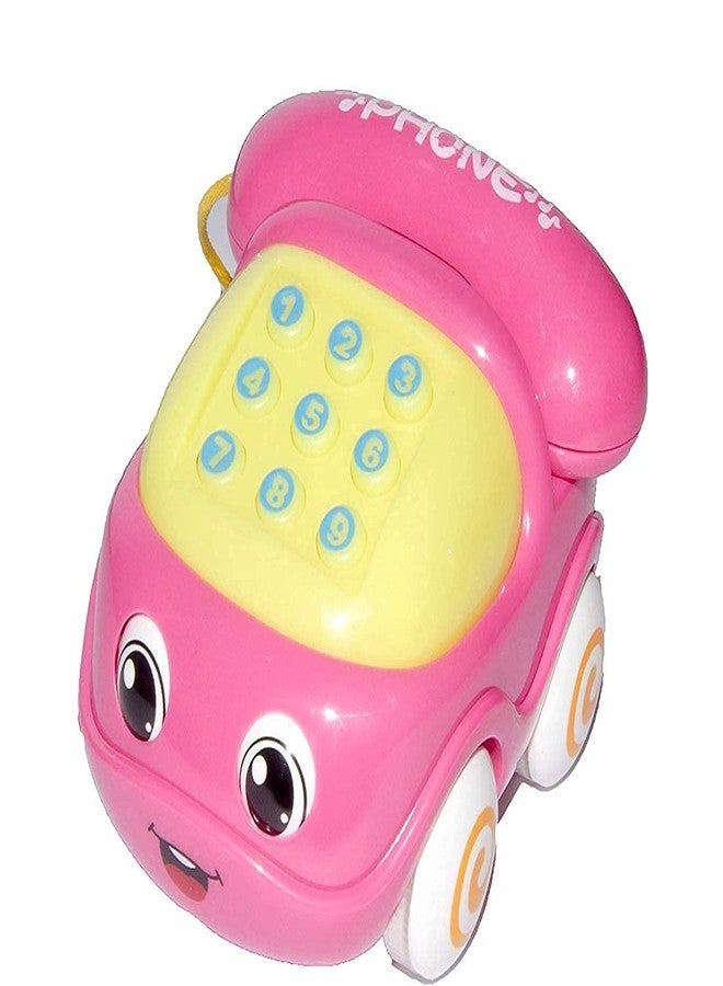 Bluebell Kids Multicolor Telephone Toy for 1 2 3 Year Old with Light Music for Baby 6-36 Months Toddler Kids Educational Learning Phone Play Fun Toy (Music Telephone car-1 pc) - Image 4